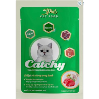 Pate 5Plus & 5plus Catchy 70g - Pate Cho Mèo