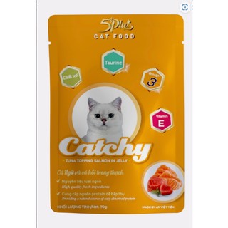 Pate 5Plus & 5plus Catchy 70g - Pate Cho Mèo