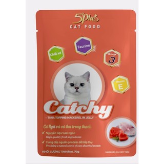 Pate 5Plus & 5plus Catchy 70g - Pate Cho Mèo