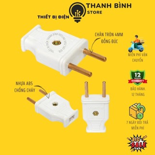Phích Cắm Điện Đuôi Cá Chân Tròn Sopoka/ Vonta