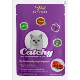 Pate 5Plus & 5plus Catchy 70g - Pate Cho Mèo