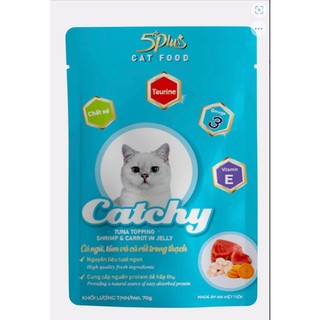 Pate 5Plus & 5plus Catchy 70g - Pate Cho Mèo
