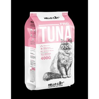 Thức ăn cho mèo - thức ăn hạt cho mèo mọi lứa tuổi vị cá ngừ hello cat tuna 400g