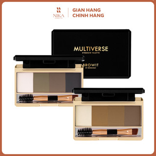 Bột kẻ mày Nongchat Multiverse Eyebrow Palette 4 ô