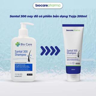 Chính hãng Bio Care Pharma Santal 300 Shampoo 200ml - Dầu Gội Dược Liệu giảm gàu, nấm ngứa da đầu