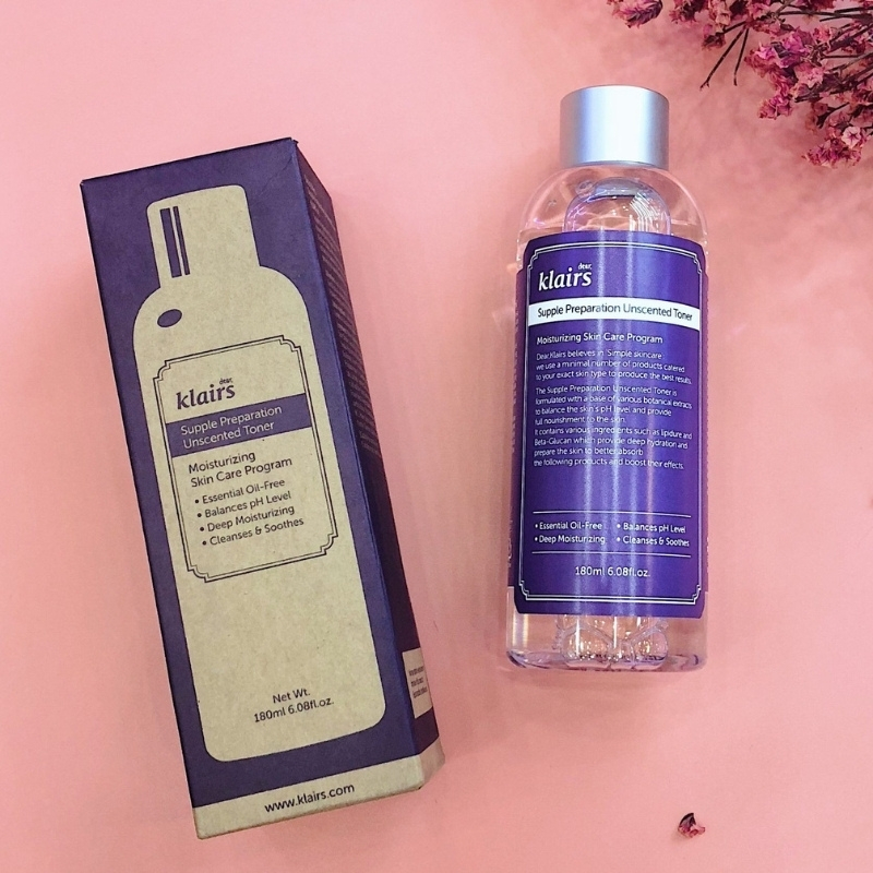 Nước Hoa Hồng Không Mùi Dear Klairs Dưỡng Ẩm Da Và Làm Mềm Da 180ml