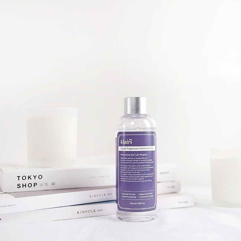 Nước Hoa Hồng Không Mùi Dear Klairs Dưỡng Ẩm Da Và Làm Mềm Da 180ml