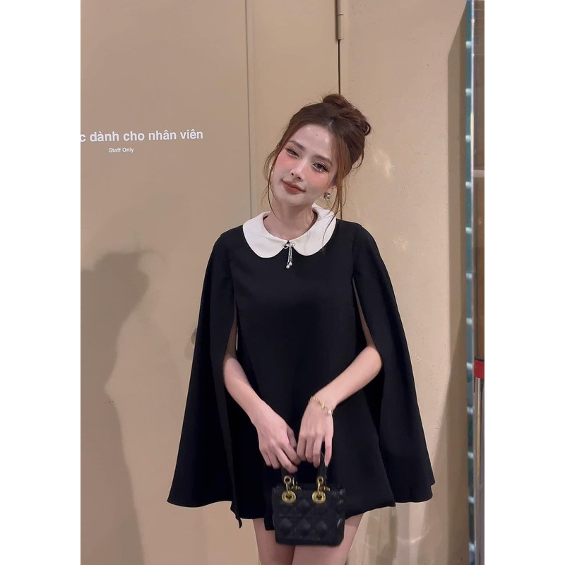 Áo Choàng Vai Cổ Tròn  TKCC ASHYLEY