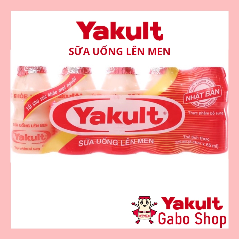 Sữa uống lên men Yakult 2 lốc - (10 chai x 65 ml)