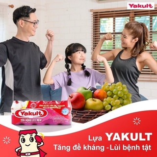 Sữa uống lên men Yakult 2 lốc - (10 chai x 65 ml)