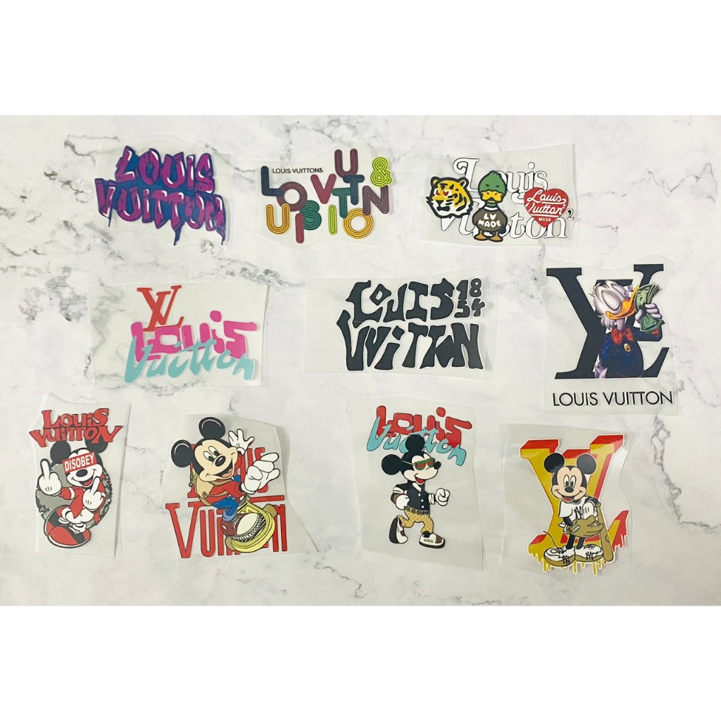 Hình Ủi Nhiệt, Decal Nhiệt KTS - Louis Vuitton 3 - LV 3 - Poseidon.est2019