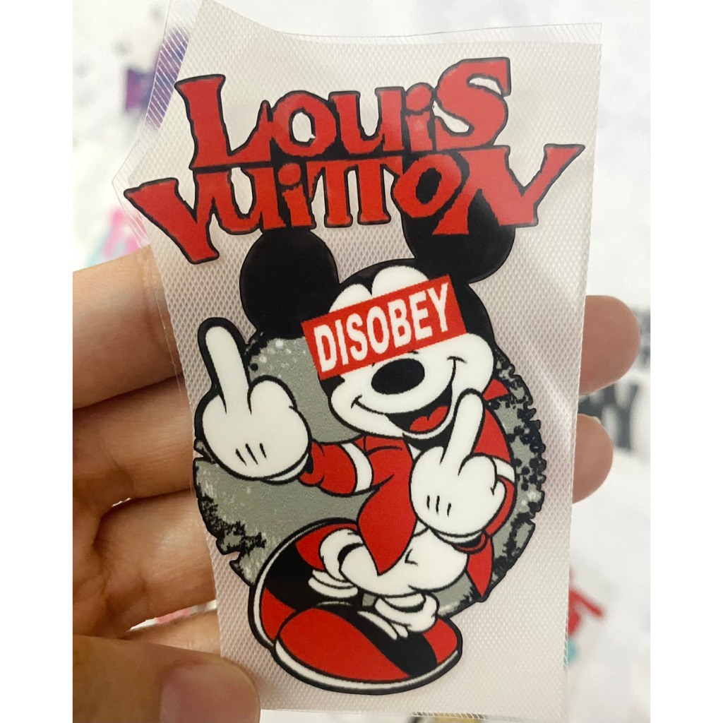 Hình Ủi Nhiệt, Decal Nhiệt KTS - Louis Vuitton 3 - LV 3 - Poseidon.est2019