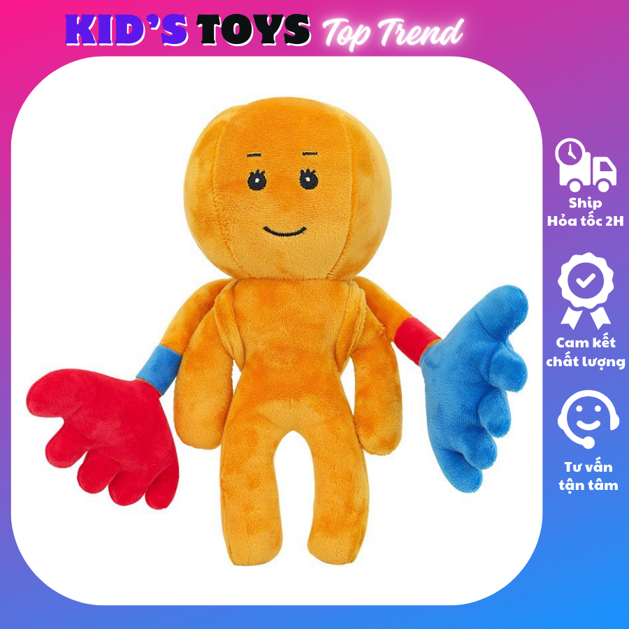 Player nhồi bông nhân vật game Poppy Playtime size 25cm, gấu bông cho bé - Top Trend