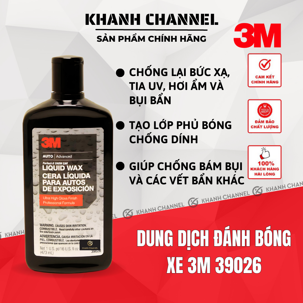 Sáp đánh bóng xe ô tô 3M 39026
