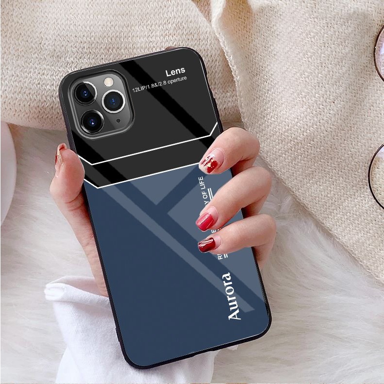 Ốp Lưng IPHONE 11, 11 PRO ,11 Pro Max, 12, 12 PRO, 12 PRO MAX,12 MINI Mặt kính gương sáng bóng cao cấp