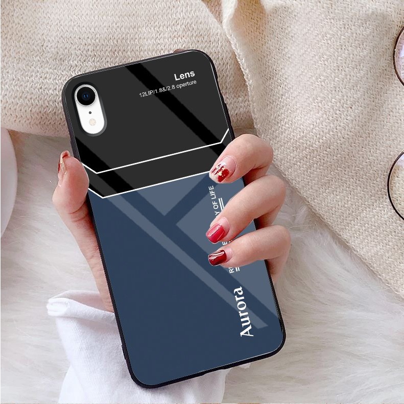 Ốp Lưng IPHONE XR Mặt kính gương sáng bóng cao cấp