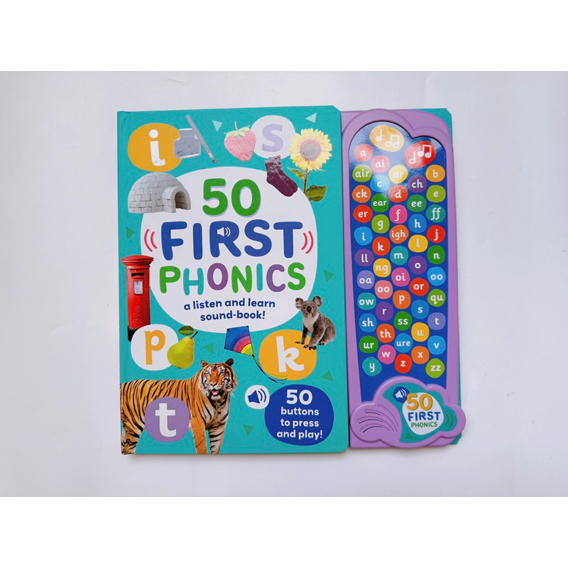 Bộ 50 Nút Âm Thanh- 50 Button Photo Sound Books First Phonics, First Words NPP