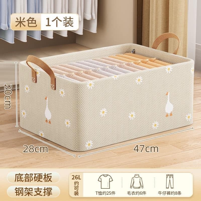 Hộp Đựng Quần Áo Chia Ngăn Đa Năng Có Thể Gấp Gọn Tiện Dụng