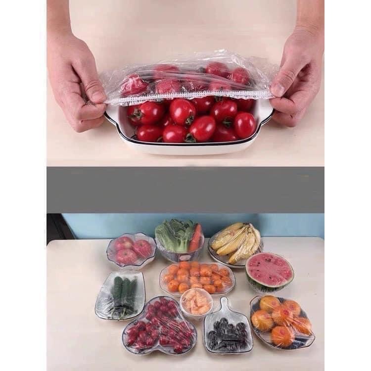 Màng bọc thực phẩm tặng túi gấu dây rút siêu dễ thương