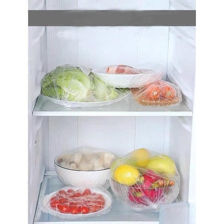 Màng bọc thực phẩm tặng túi gấu dây rút siêu dễ thương