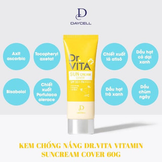Kem chống nắng dr.vita vitamin suncream cover 60g