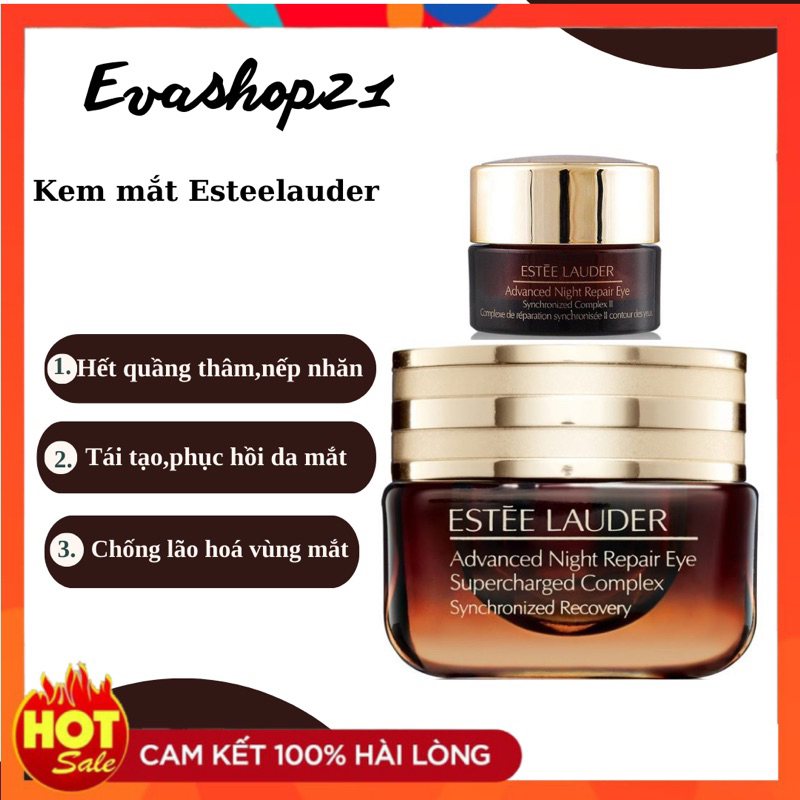 Kem mắt Estee Lauder Advanced Night Repair Eye 5ml-Kem dưỡng mắt giảm thâm quầng nếp nhăn bọng mắt hiệuquả
