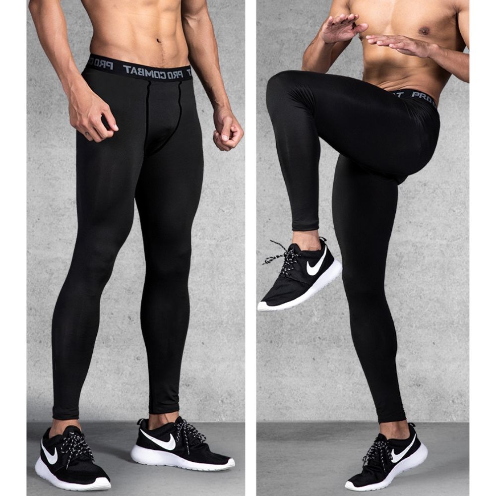 Quần giữ nhiệt nam đá bóng tập gym Pro Combat co dãn 4 chiều SP004
