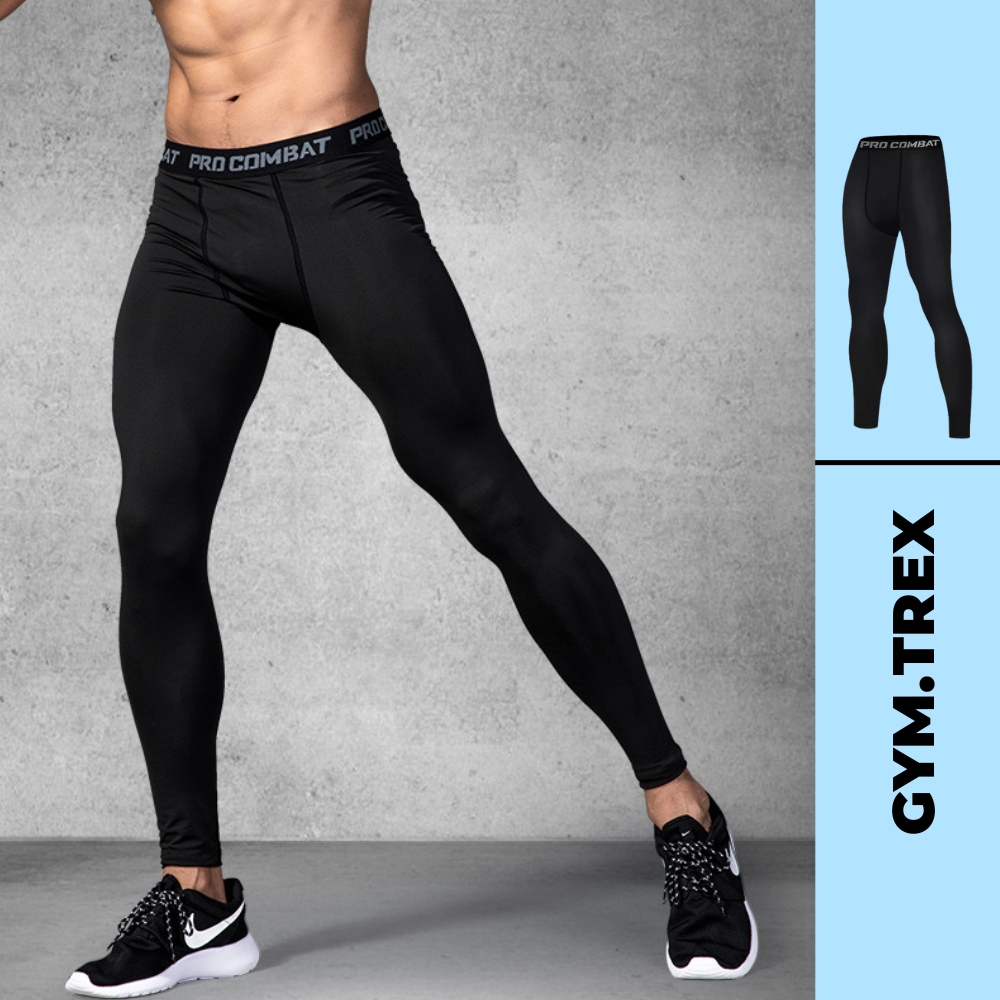 Quần giữ nhiệt nam đá bóng tập gym Pro Combat co dãn 4 chiều SP004