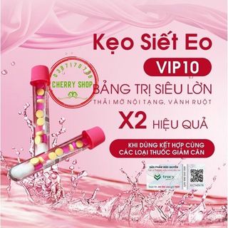 Kẹo siết eo xổ mỡ Thái Vip X10 chuẩn chính hãng