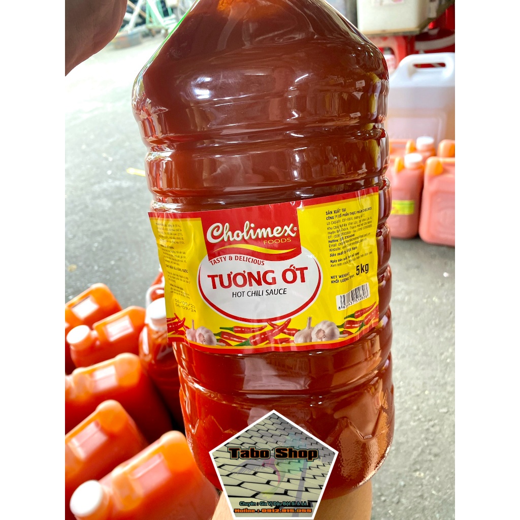 Tương ớt Cholimex Bình 5Kg Chính Hãng 100%
