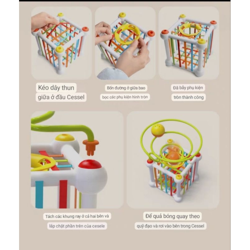 Đồ chơi thông minh sáng tạo các khối không gian cho bé