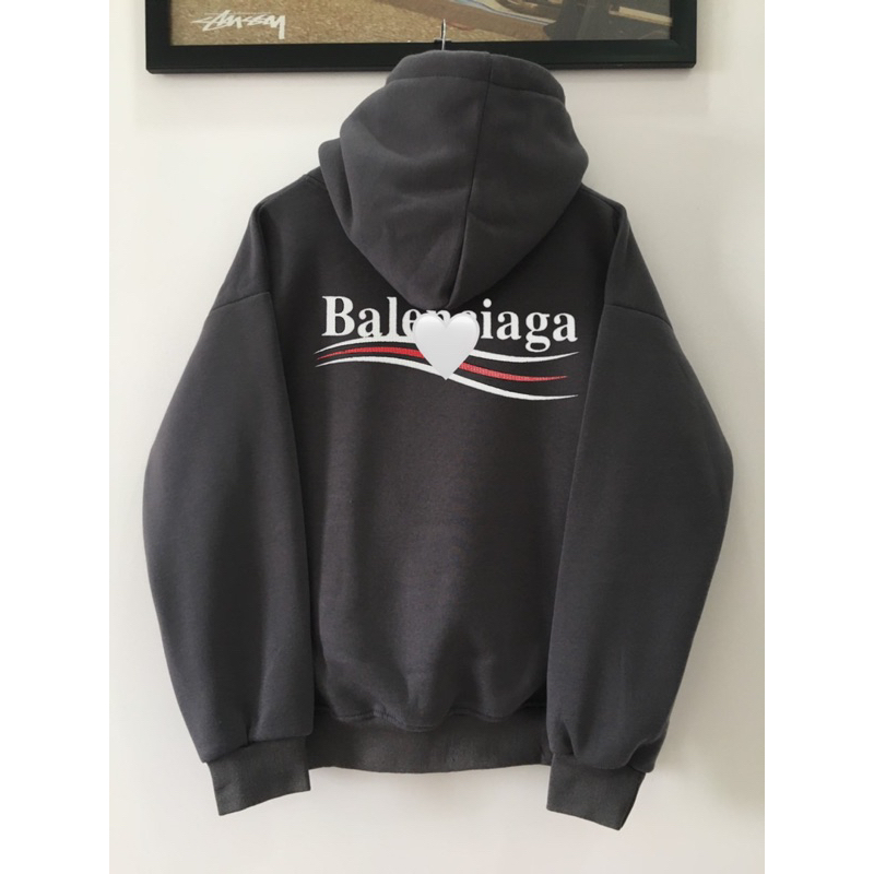 Áo Hoodie BALEN nỉ bông cao cấp full tag, áo nỉ Unisex dày dặn, dễ phối đồ