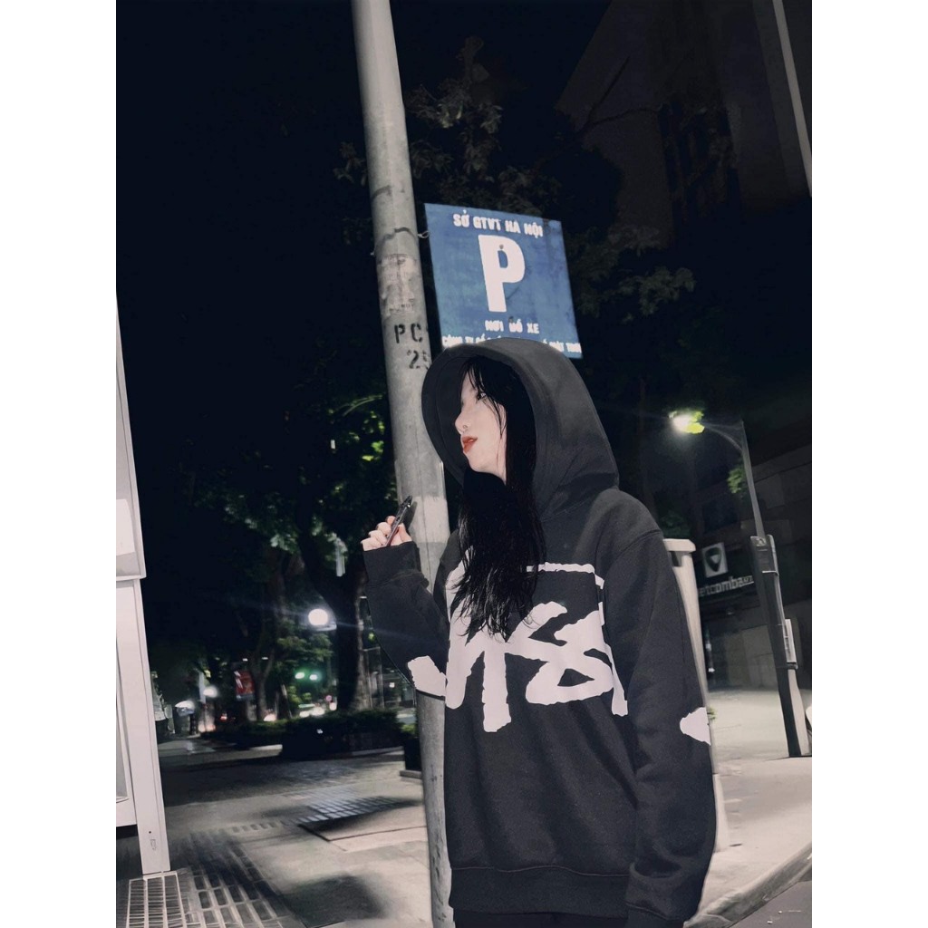 Áo Hoodie Stussy Chất Nỉ Dày Dặn Mũ 2 Lớp-Áo Hoodie Nam Nữ Hàng Đẹp Form Dáng Unisex