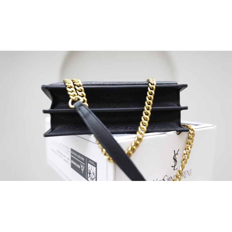 Túi xách nữ Y/S SUNSET sz24cm da xước vân đẹp dã man kèm hộp xịn