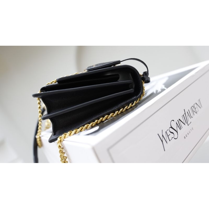 Túi xách nữ Y/S SUNSET sz24cm da xước vân đẹp dã man kèm hộp xịn