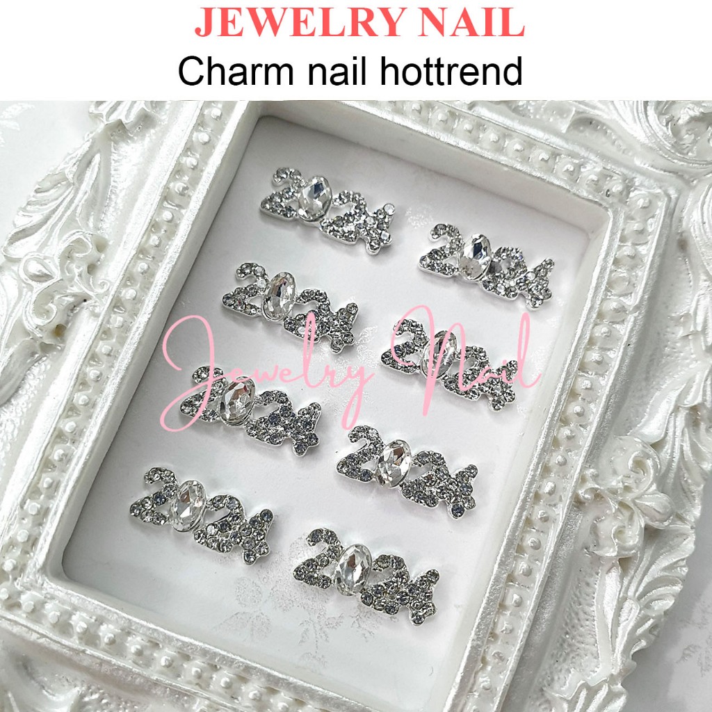 Charm nail đính móng trang trí móng tay nghệ thuật bằng hợp kim các mẫu xu hướng 2024 Jewelry_Bảng 1