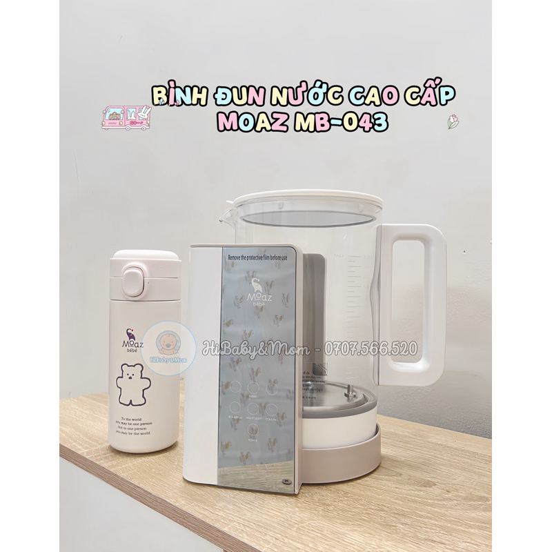 BÌNH ĐUN NƯỚC MOAZ CAO CẤP MB-043