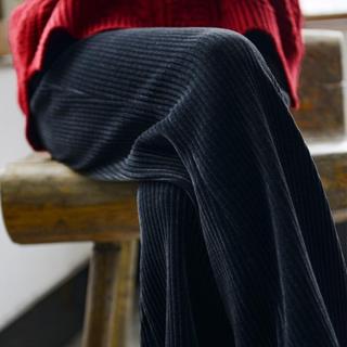 Quần Suông Nam Nữ Nhung Tăm Lót Bông Dáng Dài Quảng Châu