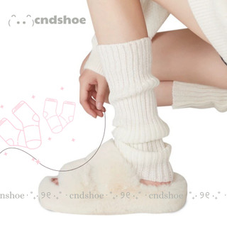 (FREESHIP - SHIP HỎA TỐC) Tất Ống Len Nhún Dài Dệt Kim 40CM  Cho Nữ Phong Cách Bale