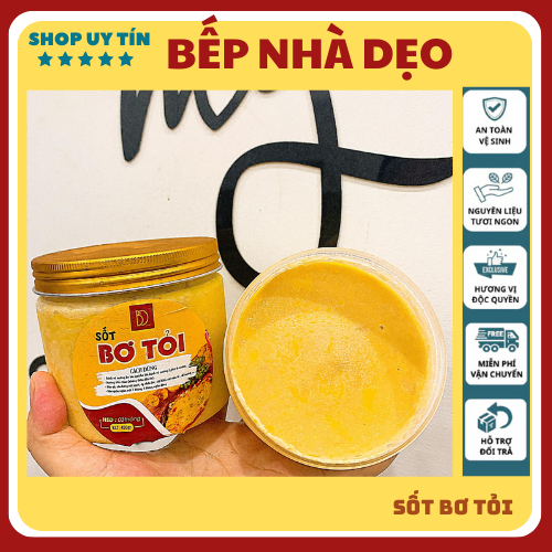 Sốt bơ tỏi 450gr thơm ngon không chất bảo quản đậm vị nhà làm