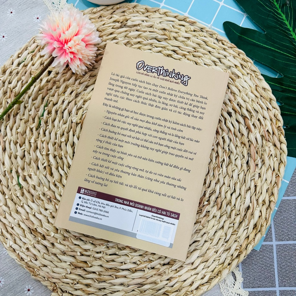 Sách - Overthinking: Loại Bỏ Bệnh Lo Âu Và Suy Nghĩ Quá Nhiều