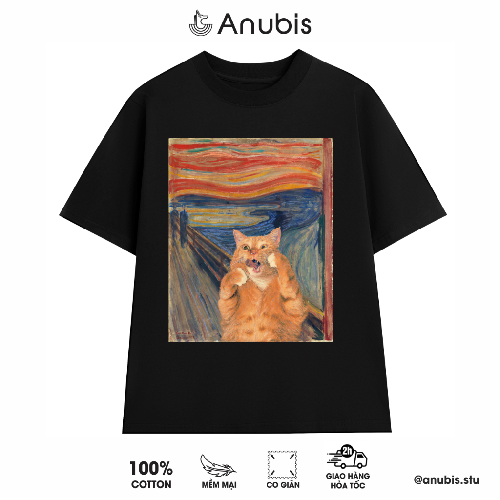 Áo Thun Mèo Sợ Hãi | Anubis Store