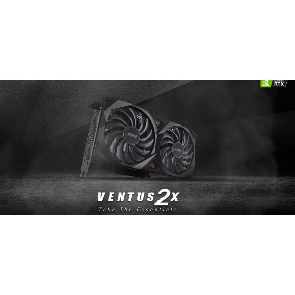 VGA MSI RTX 3060 VENTUS 2X 12G OC 2 Fan - New - Chính Hãng - BH 36 Tháng | BigBuy360 - bigbuy360.vn