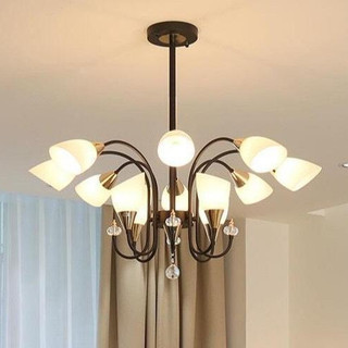 Đèn chùm 12, 15 bóng LYSI treo trần phong cách hiện đại mới tạo điểm nhấn mới lạ cho không gian nội thất [ẢNH THẬT 100%]