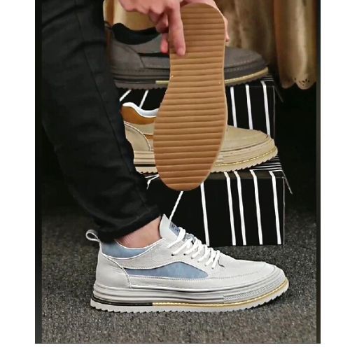 Giày Thê Thao Da Nam Cao Cấp Tăng Cao Bí Mật 7 Cm Cho Anh Em