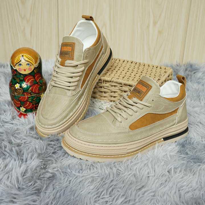 Giày Thê Thao Da Nam Cao Cấp Tăng Cao Bí Mật 7 Cm Cho Anh Em