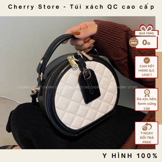 Túi cốp tròn quả trám hàng cao cấp L1 chất da xịn xinh xắn 2 dây Cara Bag CS8812