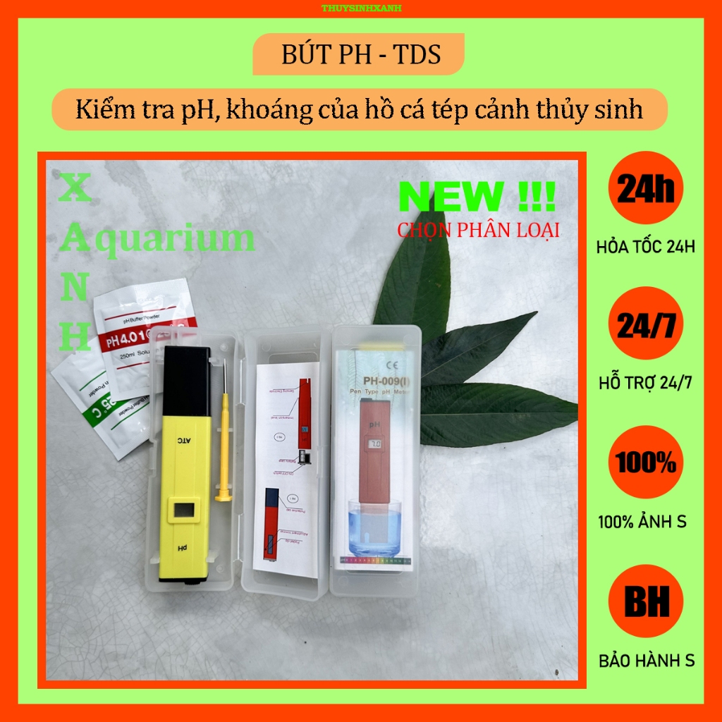 Bút đo pH,TDS hồ cá cảnh, thủy sinh