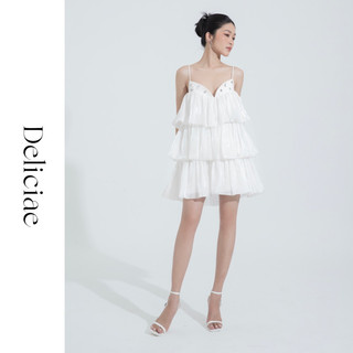 Vanie dress - đầm xòe xếp tầng đính đá