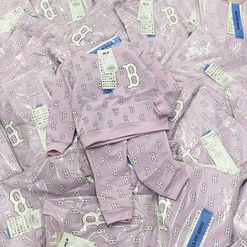 Set bộ hoạ tiết chữ B MlB siêu hot cho bé gái